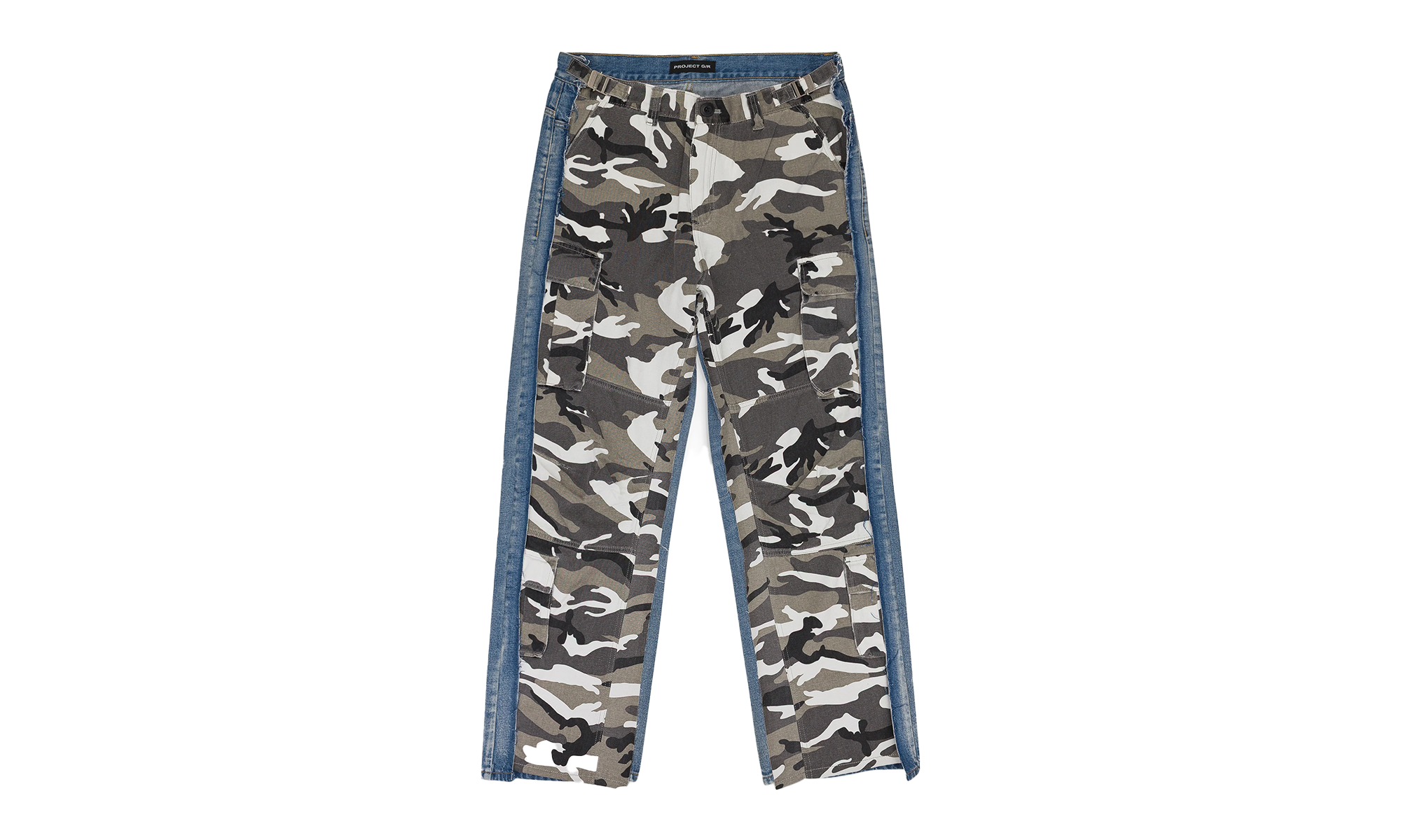 Sprayed Reflective Paint Skinny Jeans "White" XJNS 0003