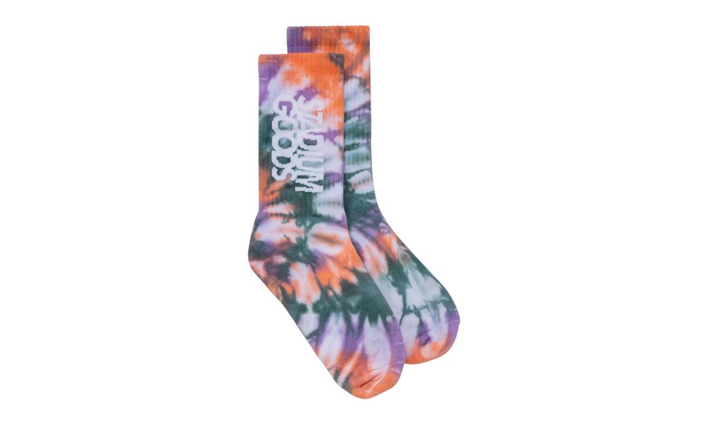 Stadium Goods x Smalls Socks "Guava Spiral"