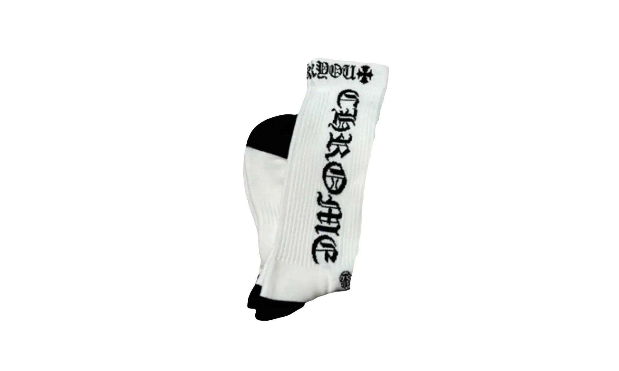 Fuck You Logo Socks (1 Set) "White / Black" CHRM0603
