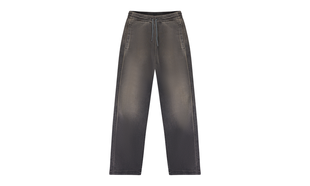 D-MARTIANS TRACK JEANS PANTS Black "GREY" A11941068HT02