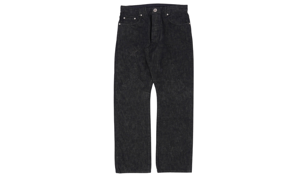 'Star Patch' Fleur Jeans "Black" CHRM0113