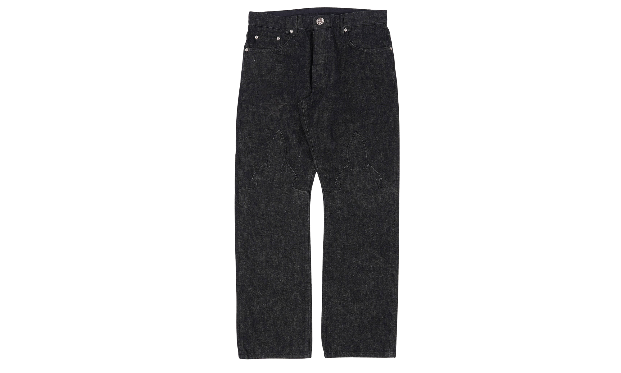 'Star Patch' Fleur Jeans "Black" CHRM0113