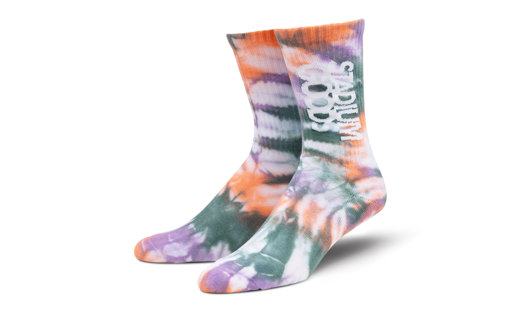 Stadium Goods x Smalls Socks "Guava Spiral"