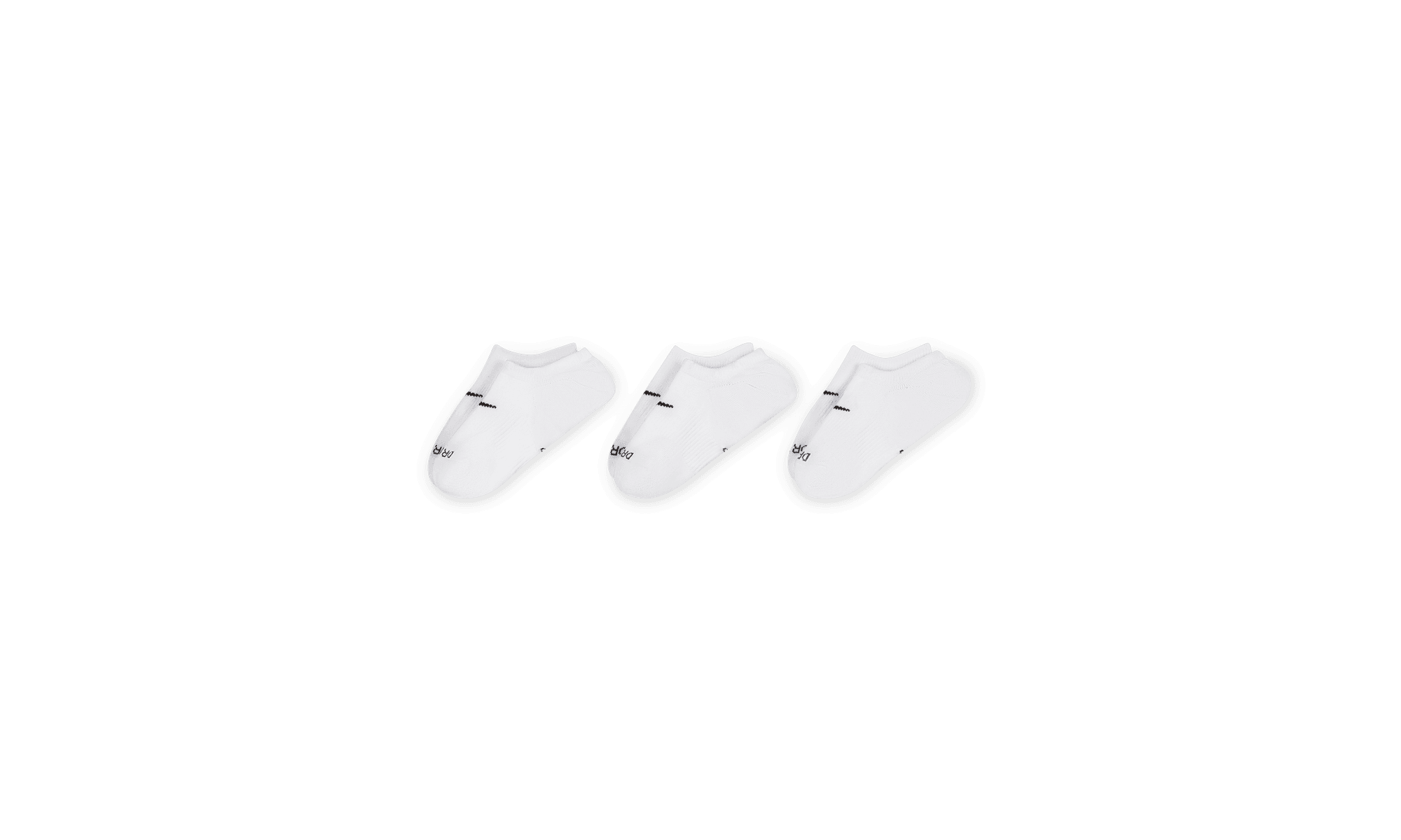 W Everyday Cushioned Footie Socks (3 Pairs) "White" DH5463 903