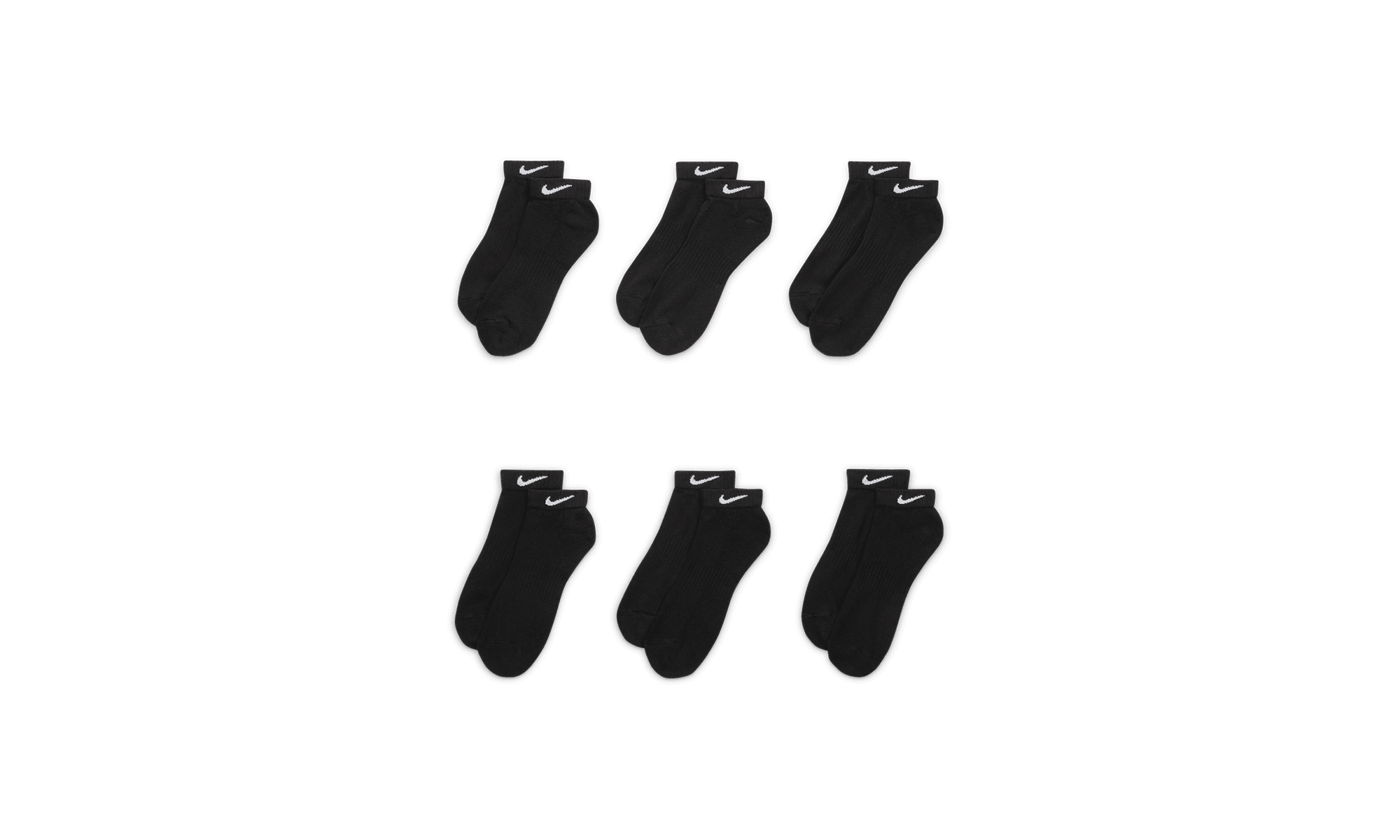 Low Socks Dri-Fit (6 Pairs) Pack "Black" SX7672 010
