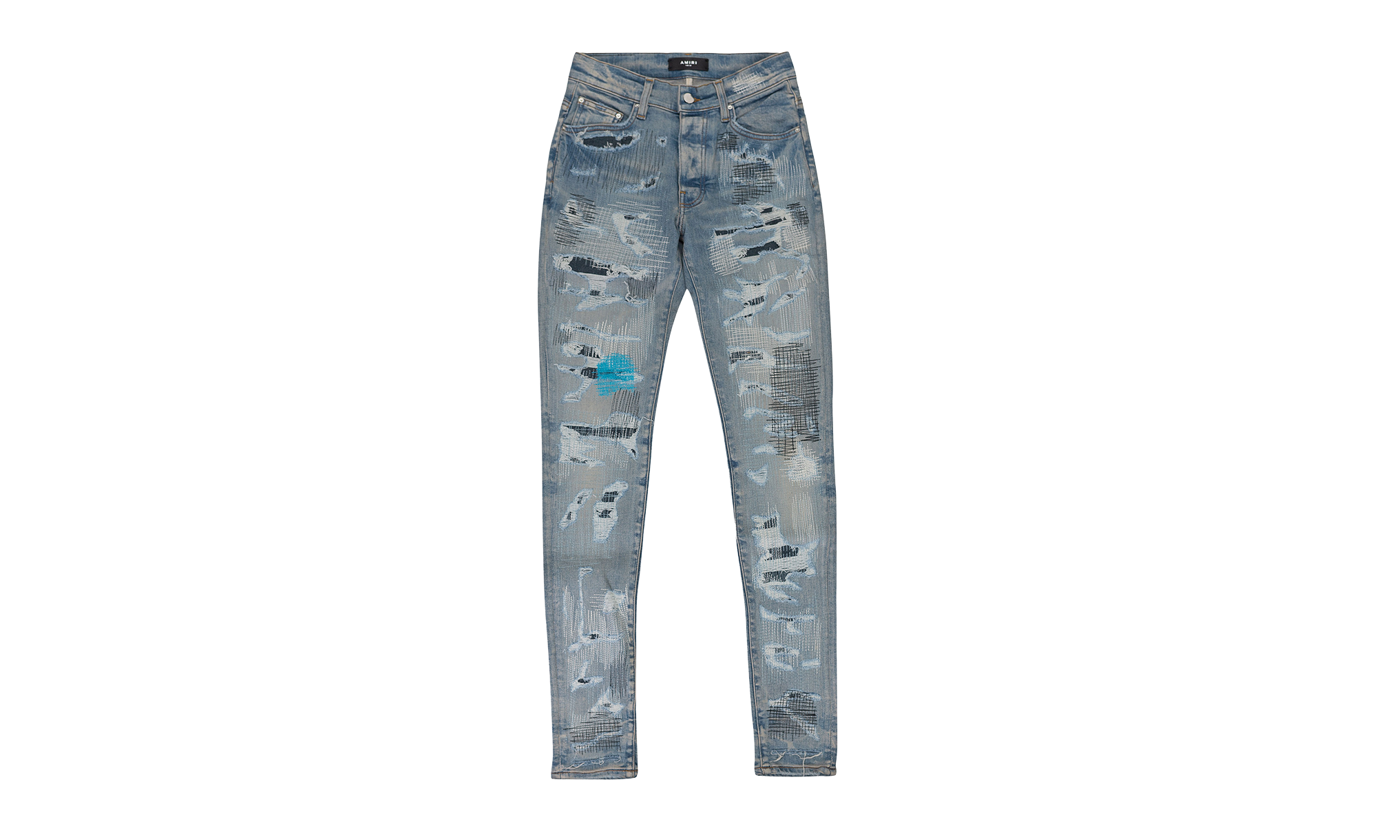 ALL OVER REPAIR CLAY INDIGO JEANS "Clay Indigo" PS22MDS128 CLYIND