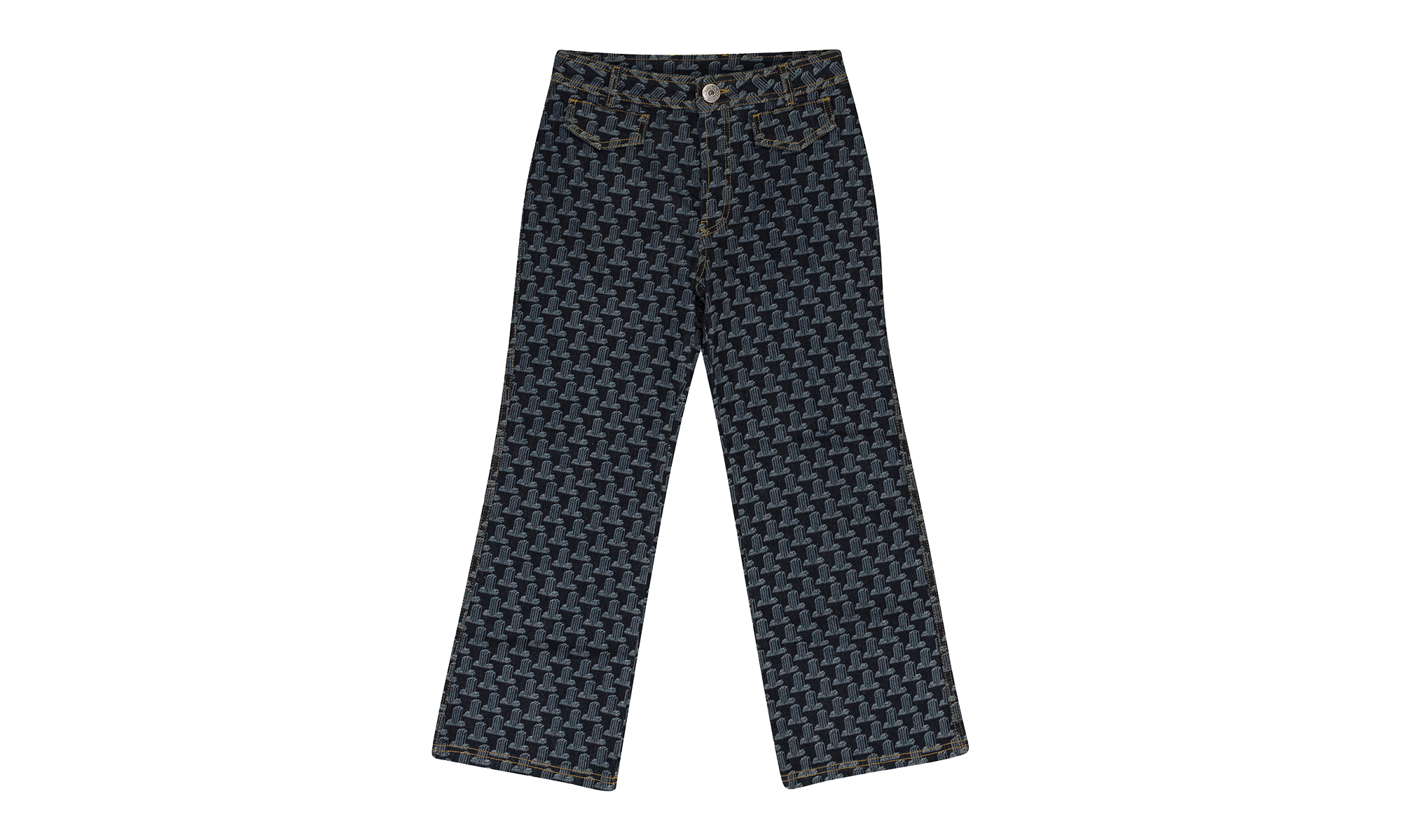 SLIM DENIM STRAIGHT-FIT JEANS "Bleu Marine" RW TR0137 D041 P22 29