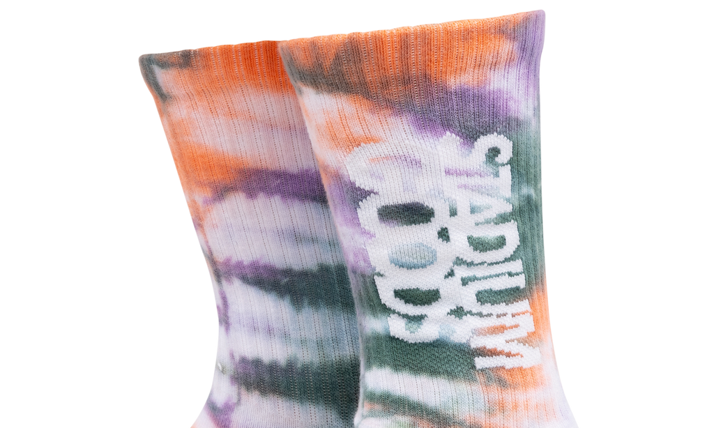 Stadium Goods x Smalls Socks "Guava Spiral"