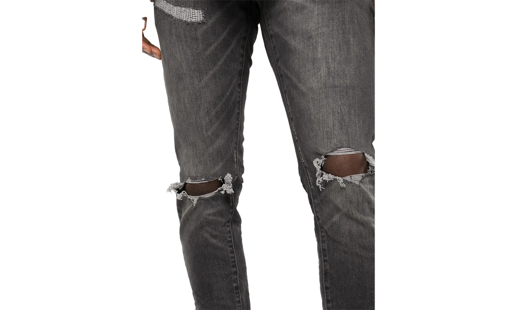 Frayed Blowouts Jeans P001 GRFB222