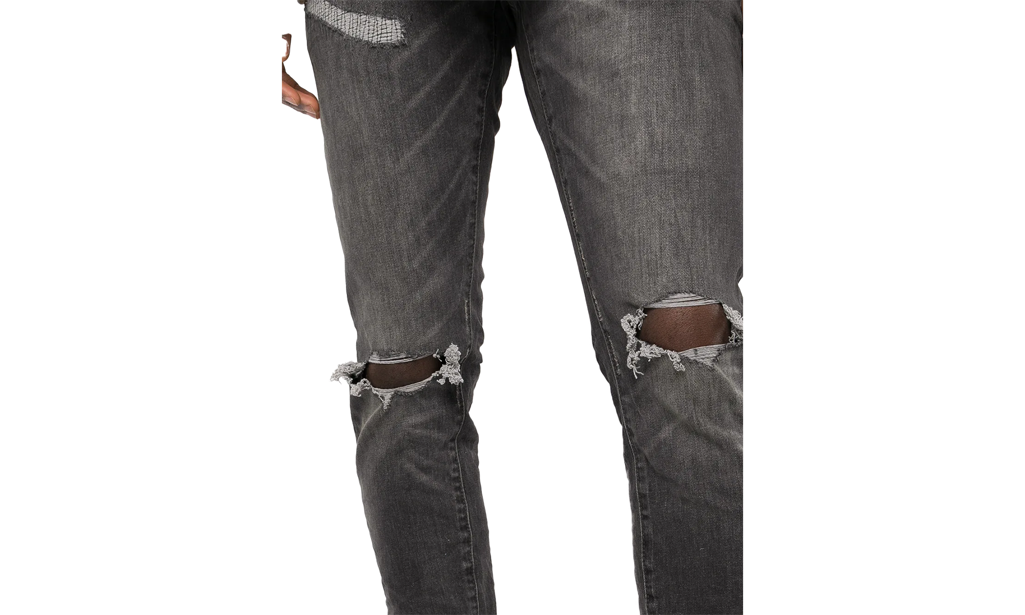 Frayed Blowouts Jeans P001 GRFB222