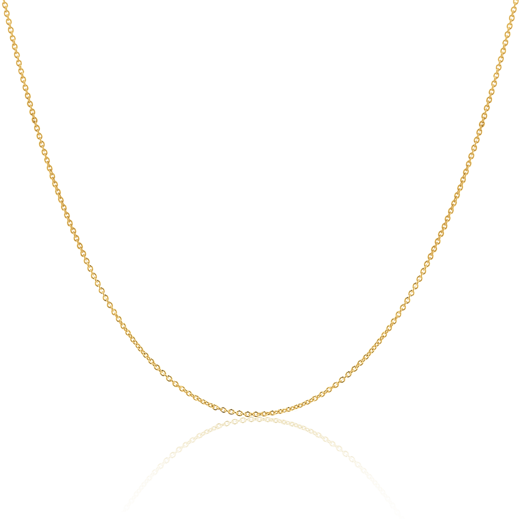 14K Gold Cable Chain Necklace