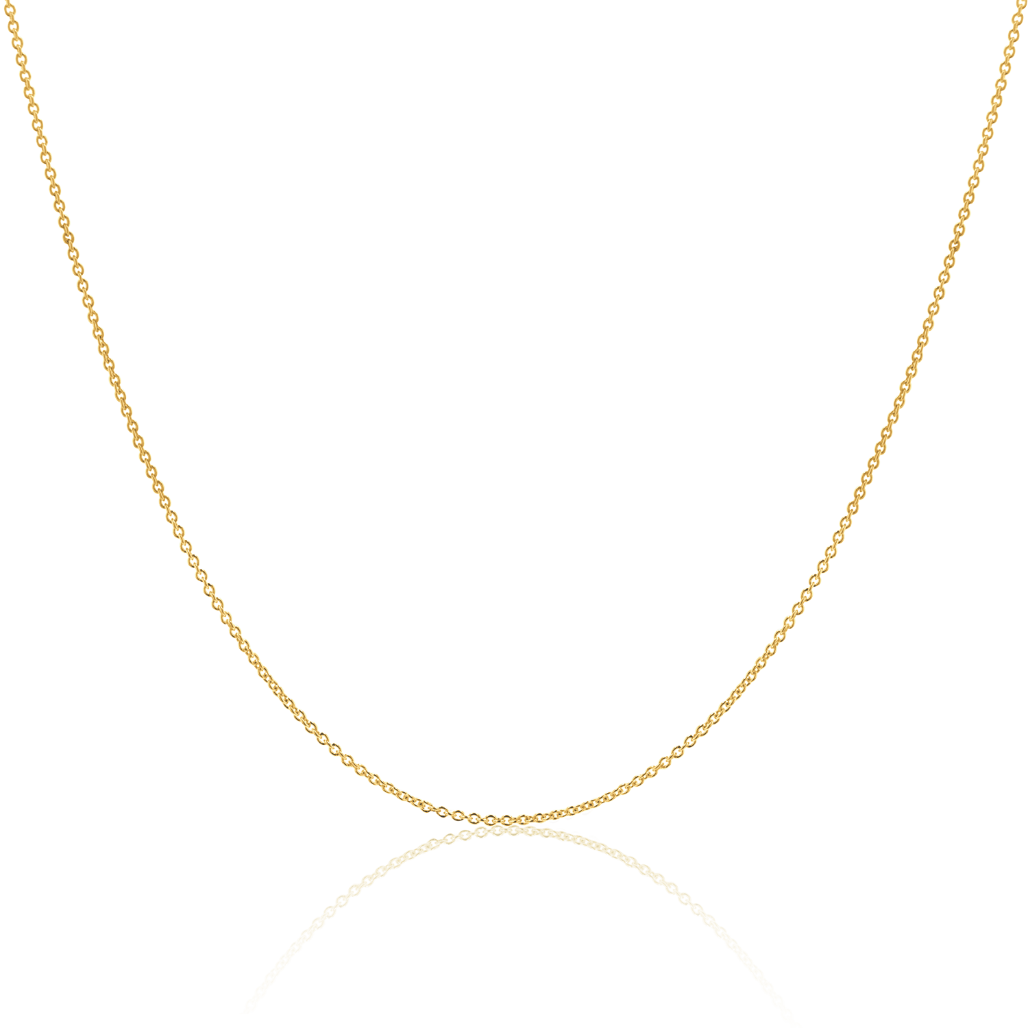 14K Gold Cable Chain Necklace