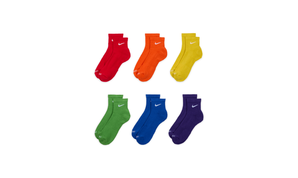 Everyday Training Ankle Socks (6 Pairs) "Multi Color" SX6899 903