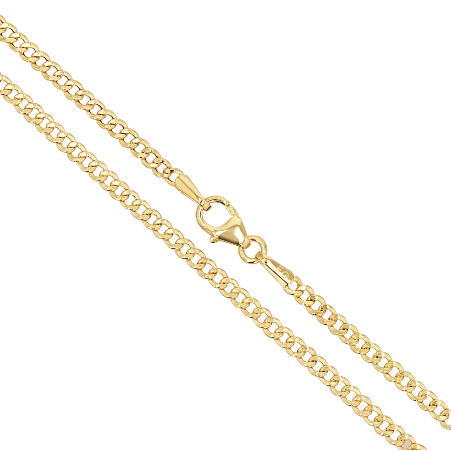14K Dainty Cuban Link Chain Necklace