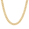 14K Grand Cuban Curb Link Necklace