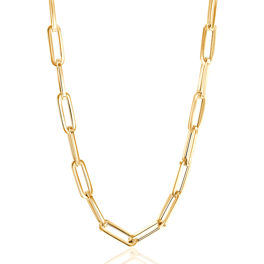 14K Grand Paper Clip Chain