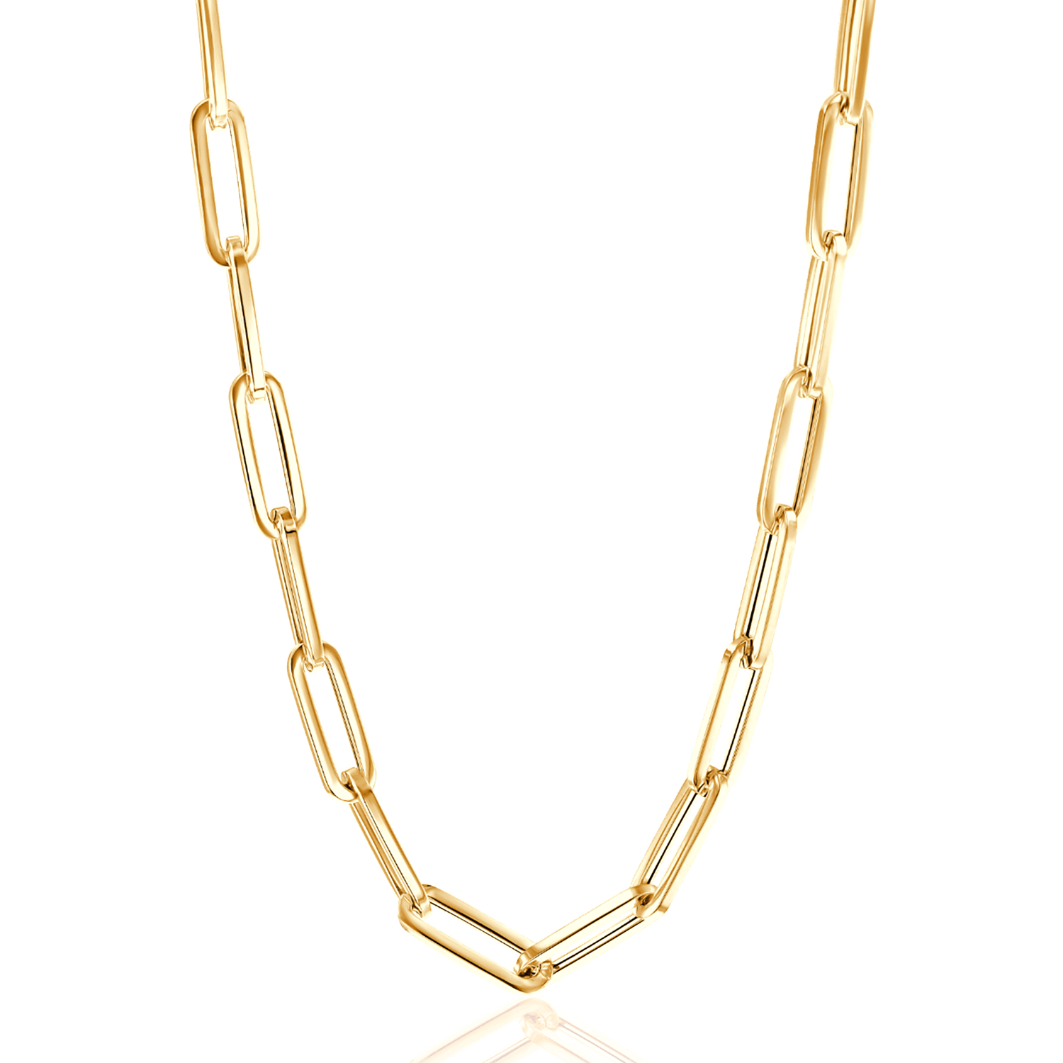 14K Grand Paper Clip Chain