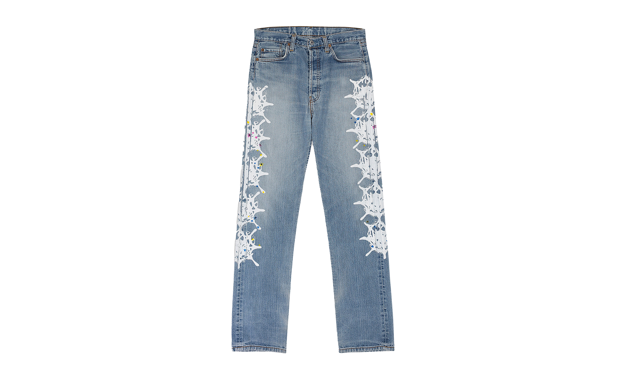 VINTAGE WEB STRAIGHT-FIT JEANS "Denim Blue" SP5der107