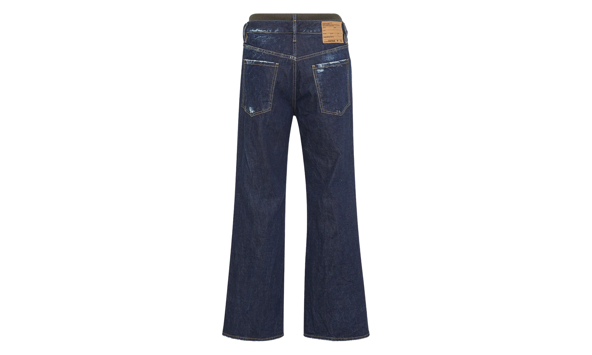 Dark Indigo Aviator Wash Loose Jeans "Blue" S71LB1633D30011470