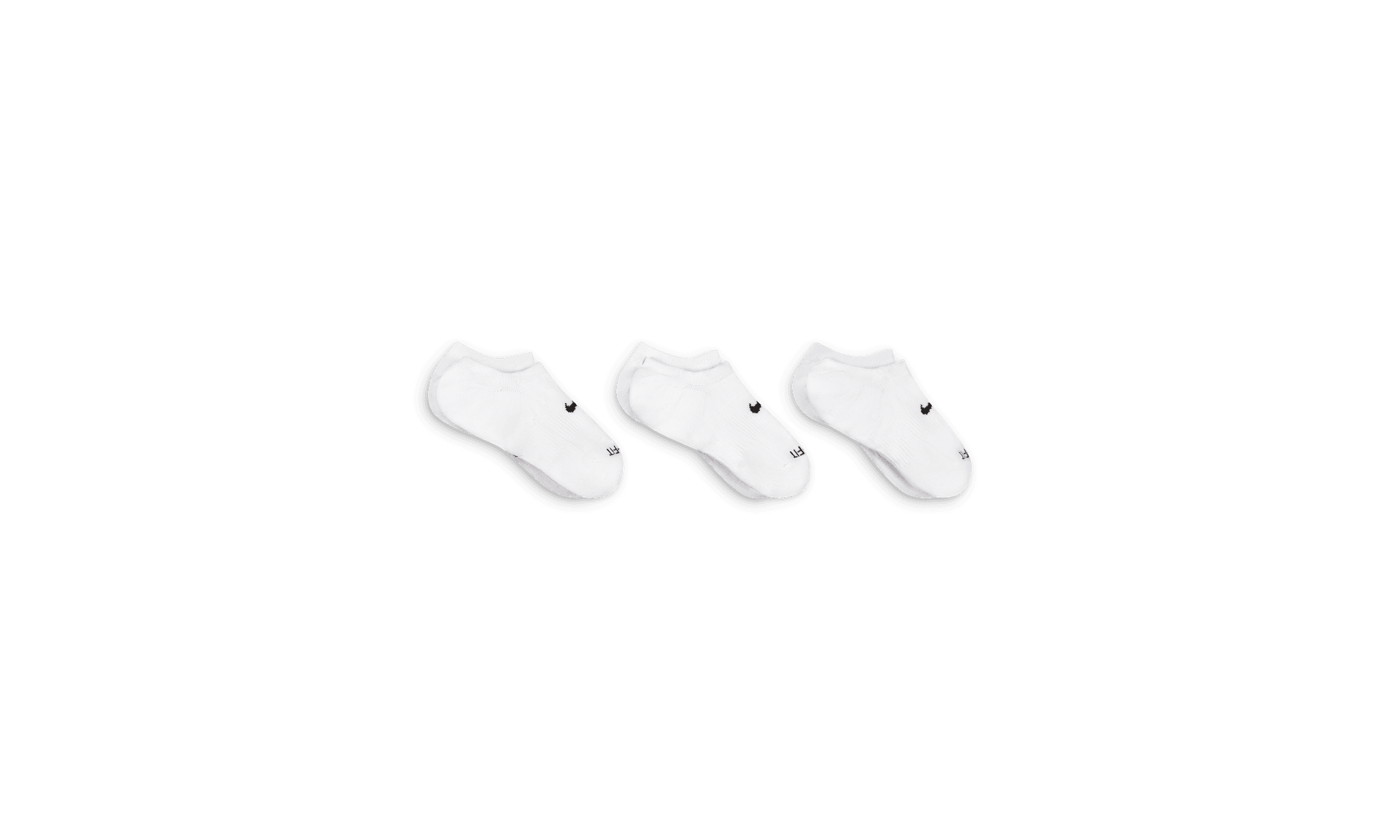 W Everyday Cushioned Footie Socks (3 Pairs) "White" DH5463 903