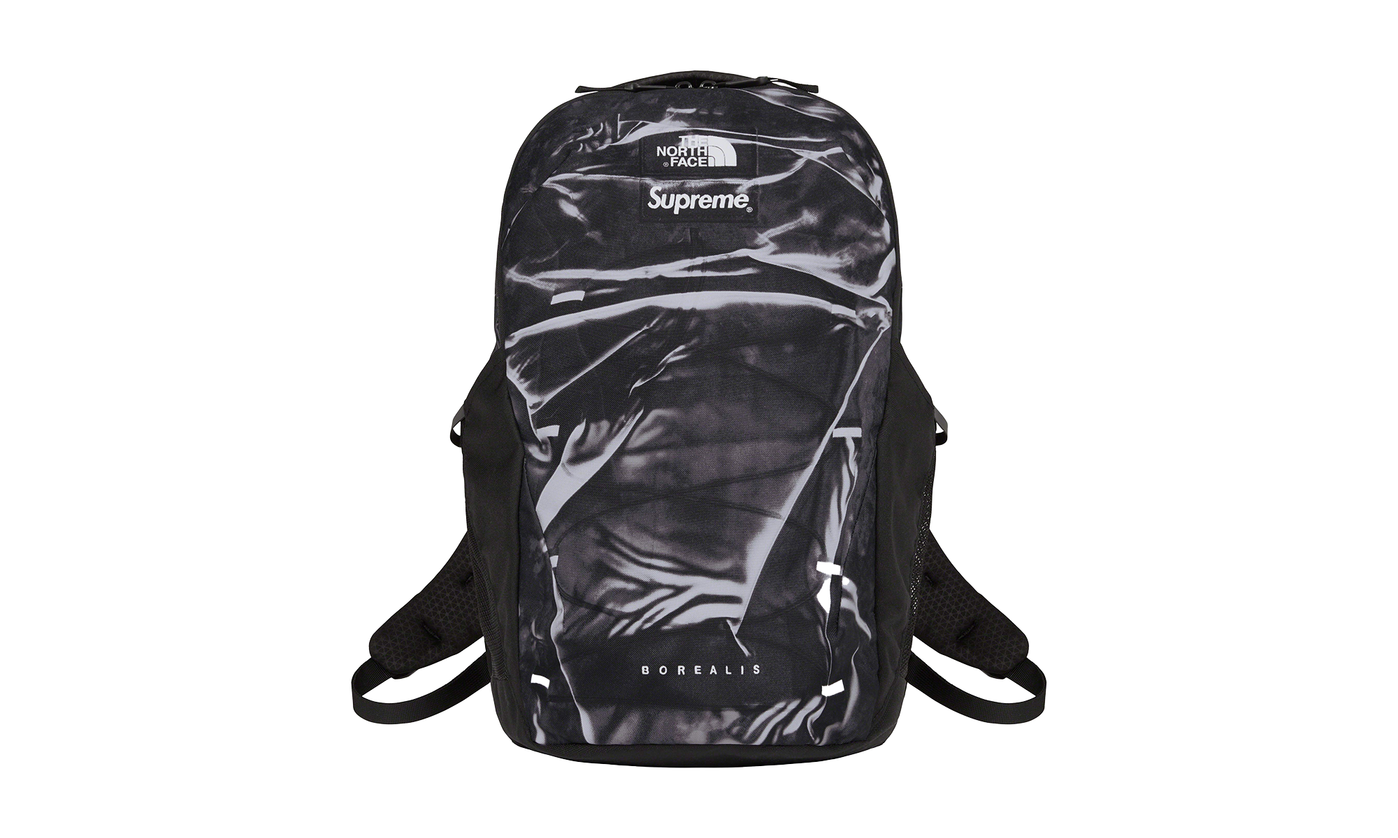 Printed Borealis Trompe L'oeil Backpack "The North Face - Black" SU25028