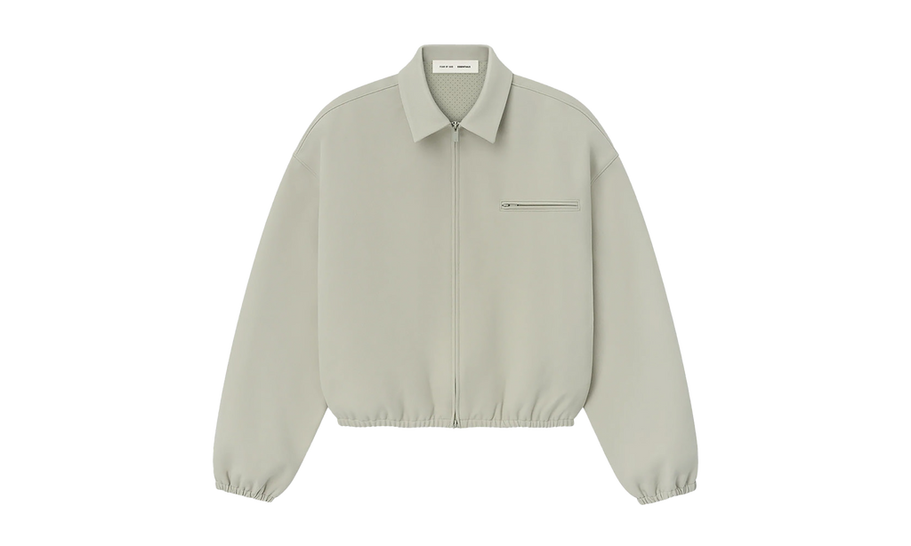 Bonded Canvas Full Zip Jacket "Abby Stone" 202SP258066F