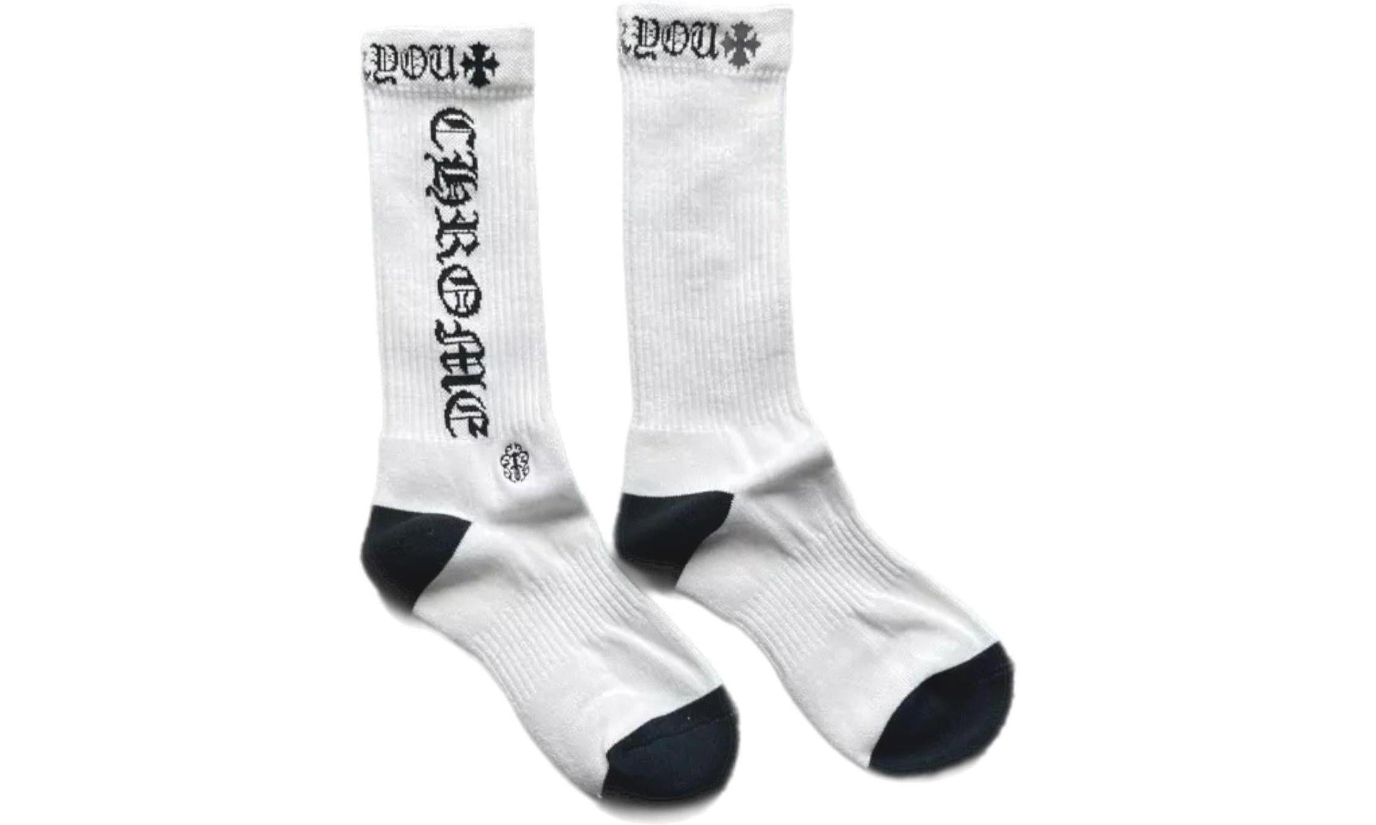 Fuck You Logo Socks (1 Set) "White / Black" CHRM0603