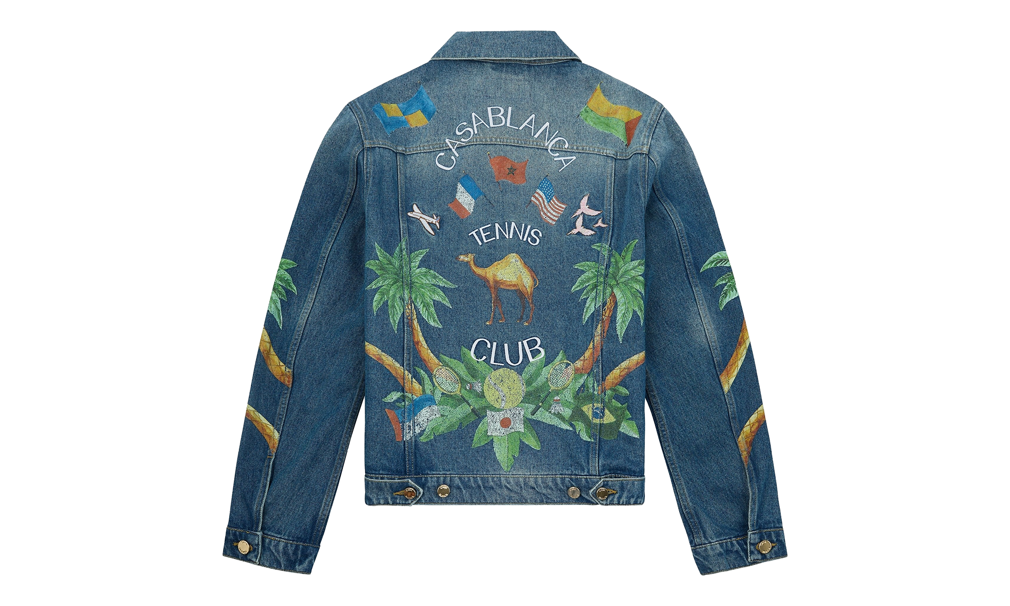 Vintage Denim Jacket "Blue / Green" MPF24 JK 310 01