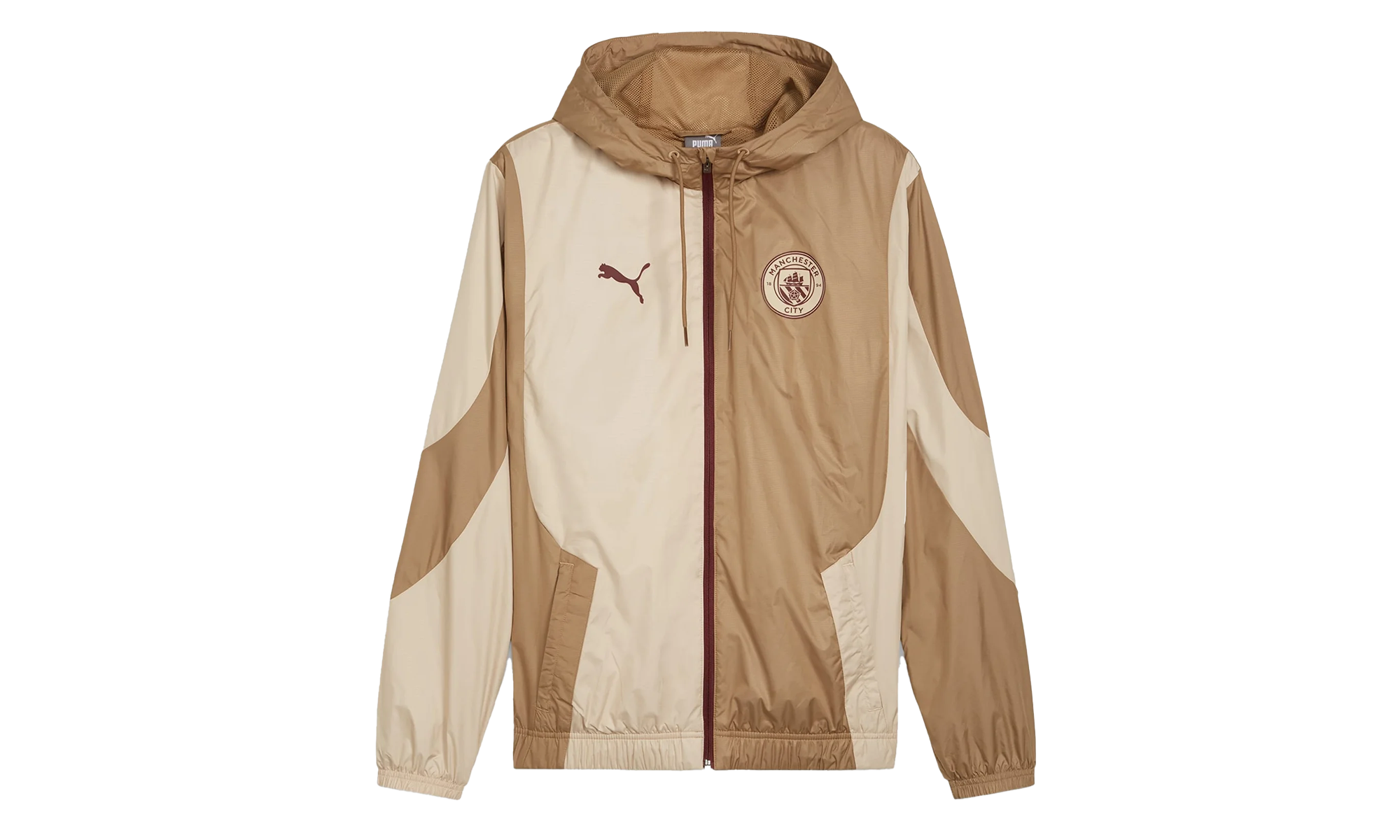 MCFC PREMATCH WOVEN JACKET "Khaki" 774372 04