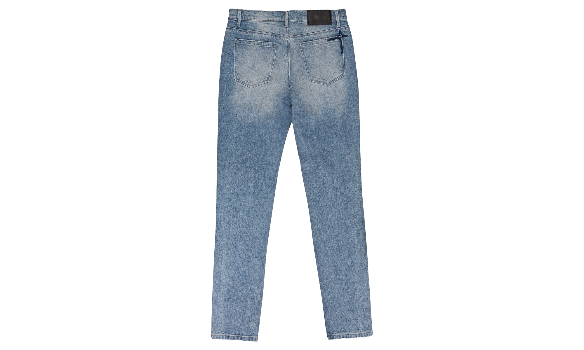 FADED DISTRESSED SKINNY JEANS "Blue" RTA XJNS 0002
