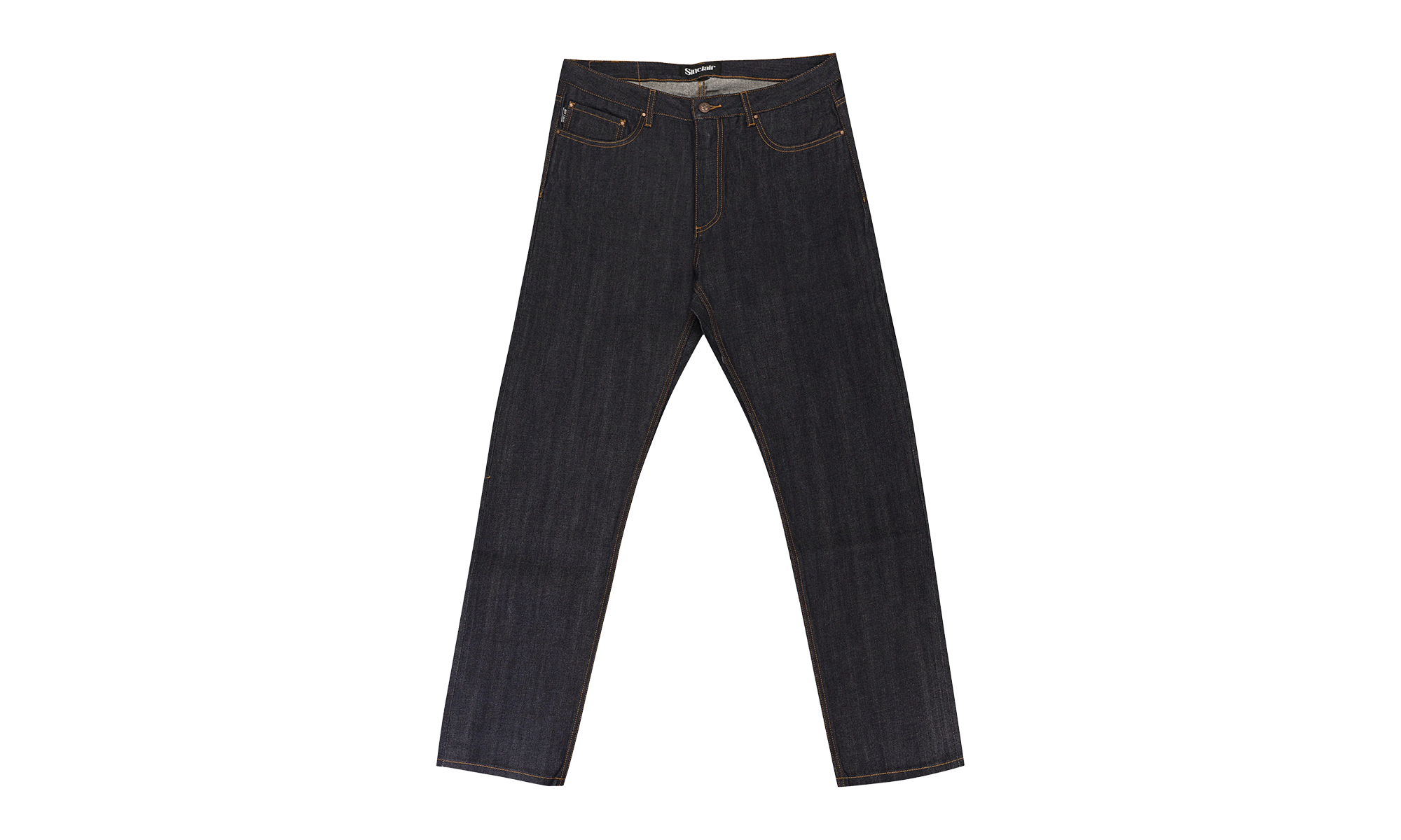SELVEDGE CLAIR DENIM STRAIGHT JEANS "Black" SELVEDGE CLAIR DENIM
