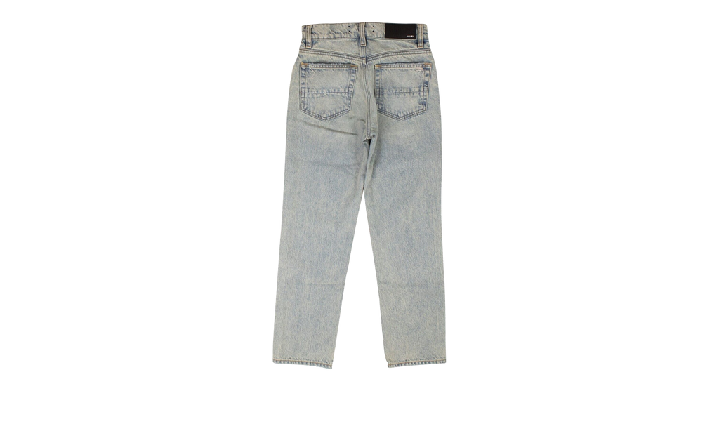 Cropped Straight Thrasher Jeans "Blue" AMR-XJNS-0068