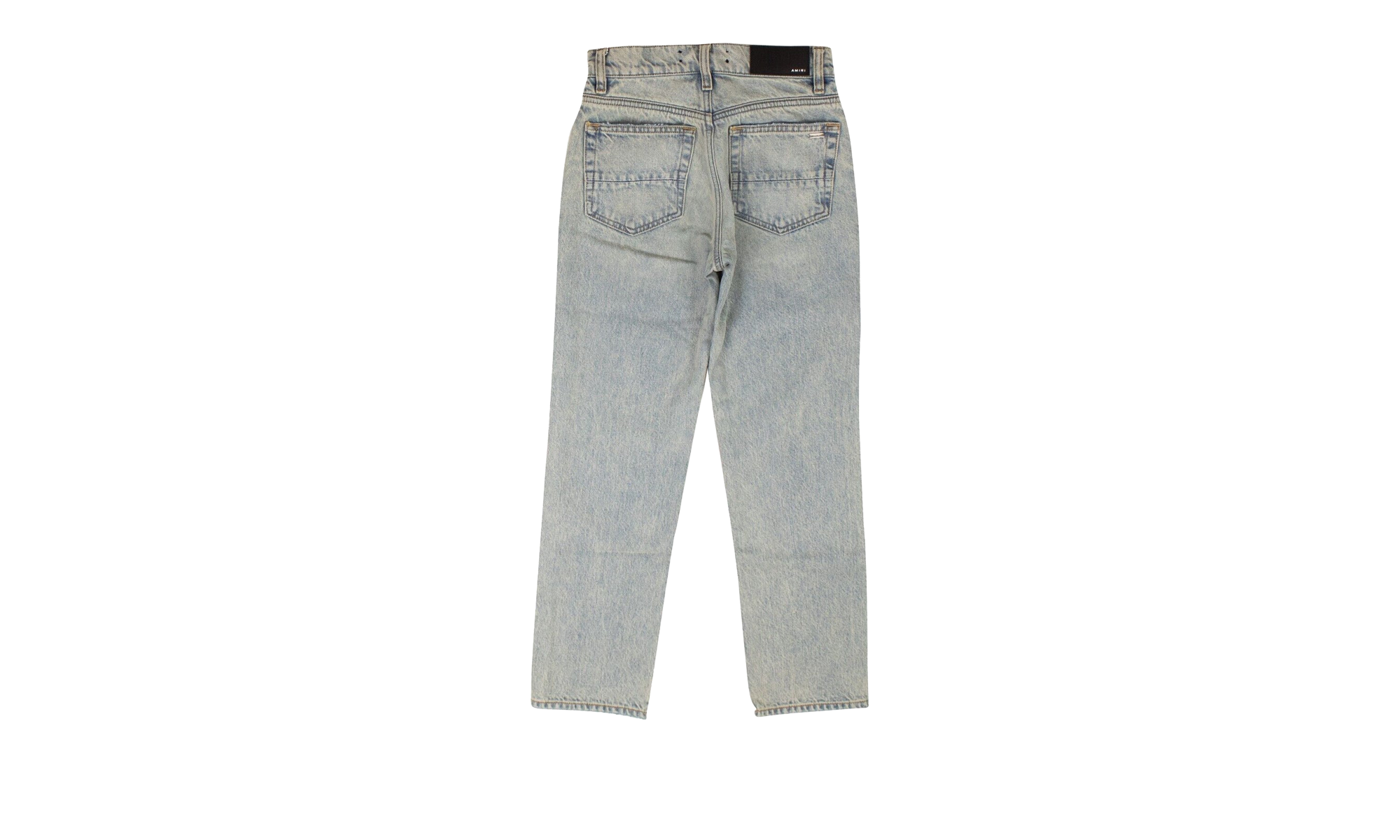 Cropped Straight Thrasher Jeans "Blue" AMR-XJNS-0068