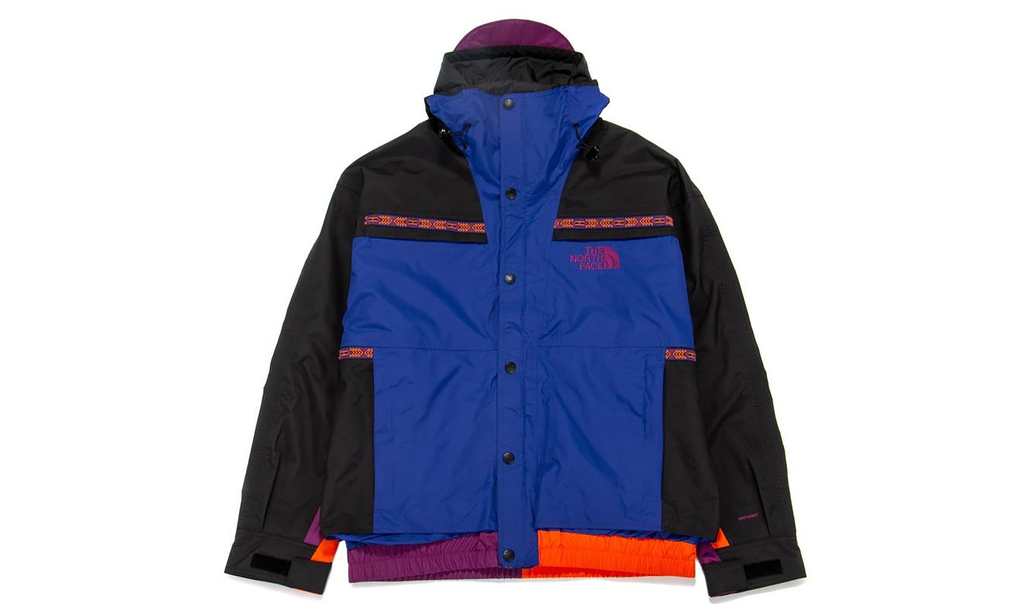 '92 Rage Retro Rain Jacket "Aztec Blue Rage Combo" NF0A3MIB9QX