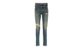 Slim Fit Jeans-low Rise With Slim Leg "Distressed Dirty Indigo Blowout" P002 DDIB222