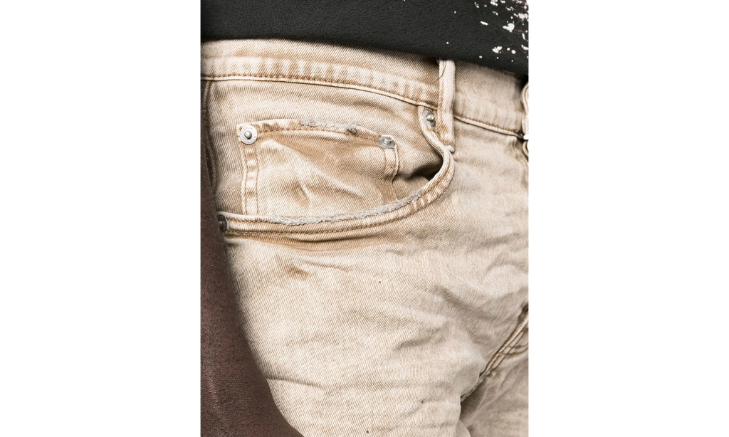 Slim Fit Low Rise With Slim Leg Jeans "Beige Snow" P001 BGSW322