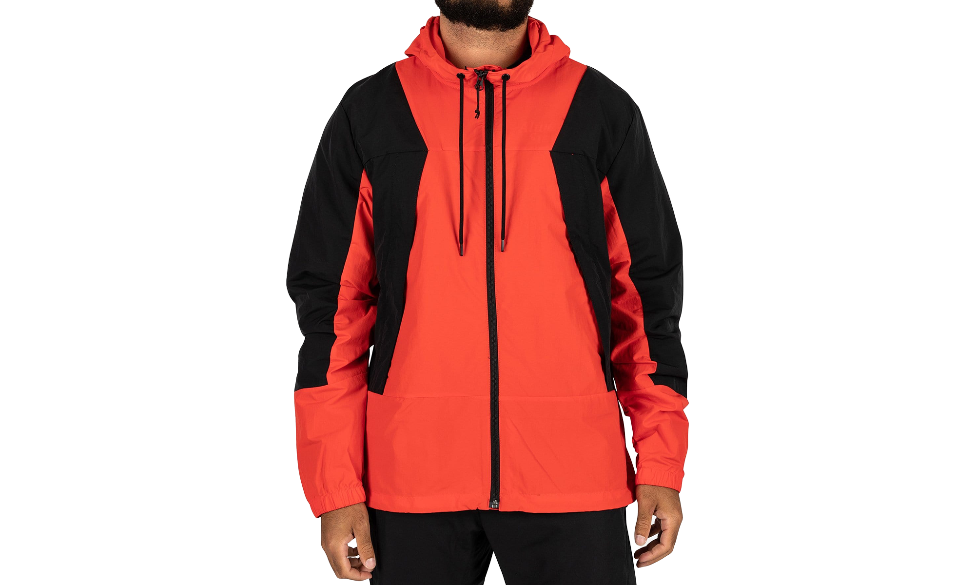 PERIL WIND JACKET "FIREY RED/BLACK" NF0A4AGFWU5