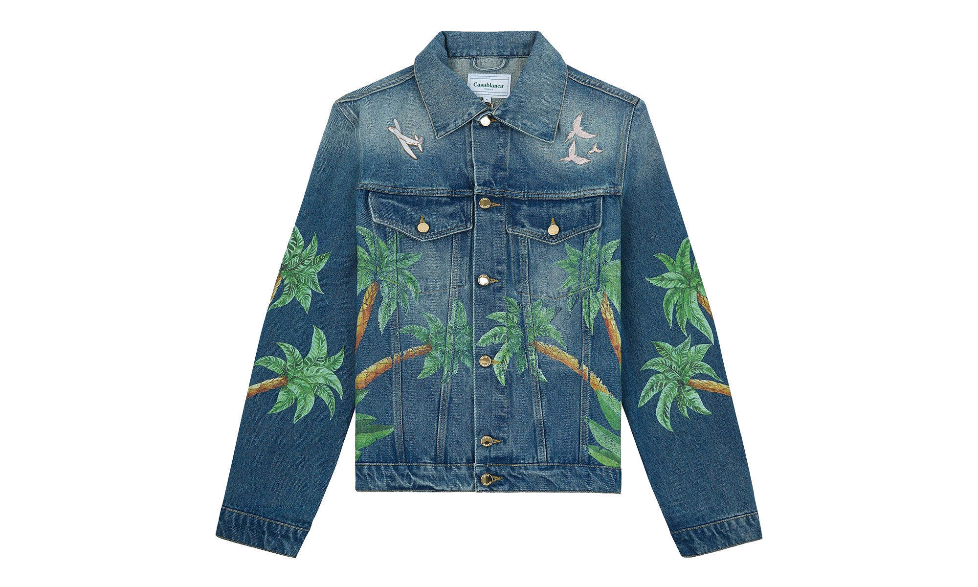 Vintage Denim Jacket "Blue / Green" MPF24 JK 310 01