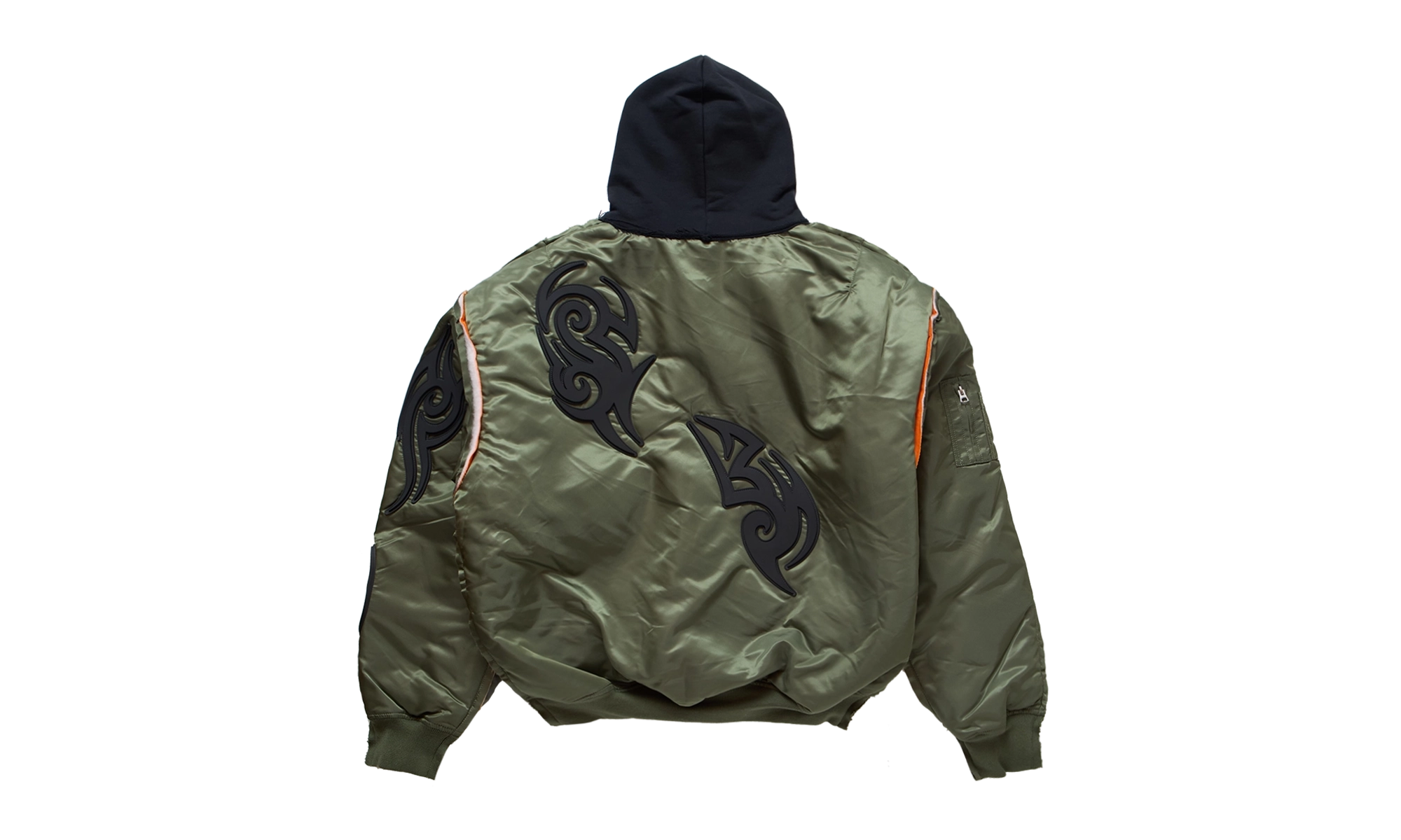 Tribal Reworked Bomber Jacket "Green" UH76BO890GG