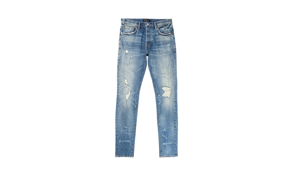 Low Rise Slim Jeans "Light Blue" P001 THMI224