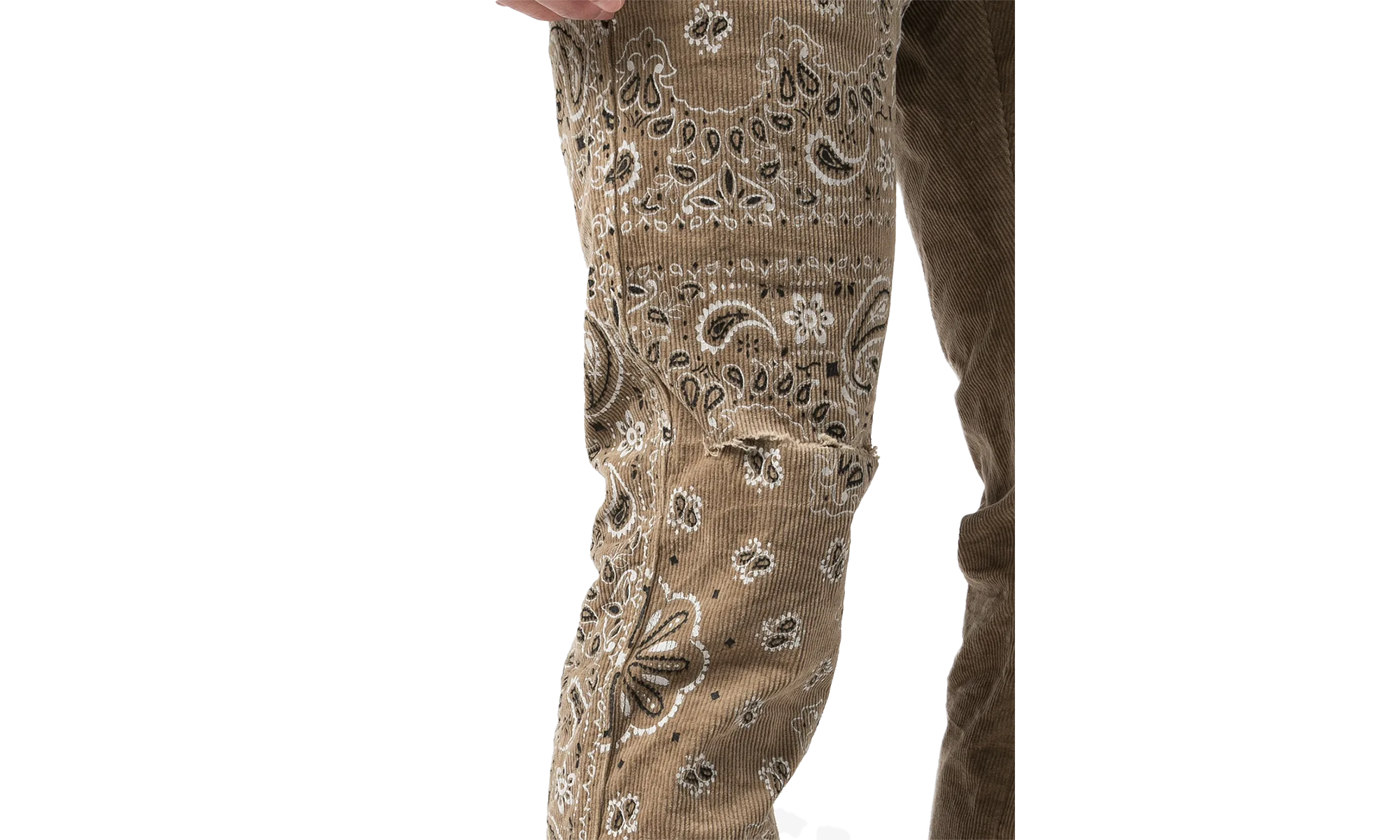 Corduroy Bandana Jeans P001 CBPT222