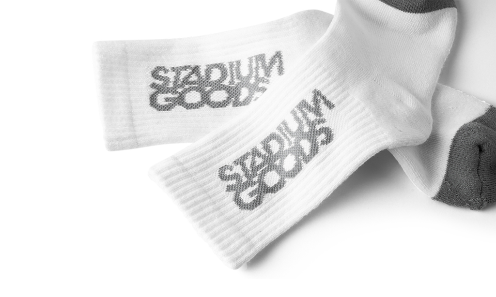 Basic Crew Socks "Grey / White" SGS0029