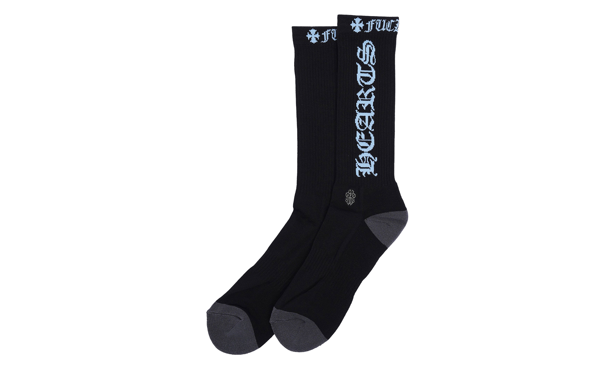 Fuck You Logo Socks (1 Set) "Black / Blue" CHRM0597