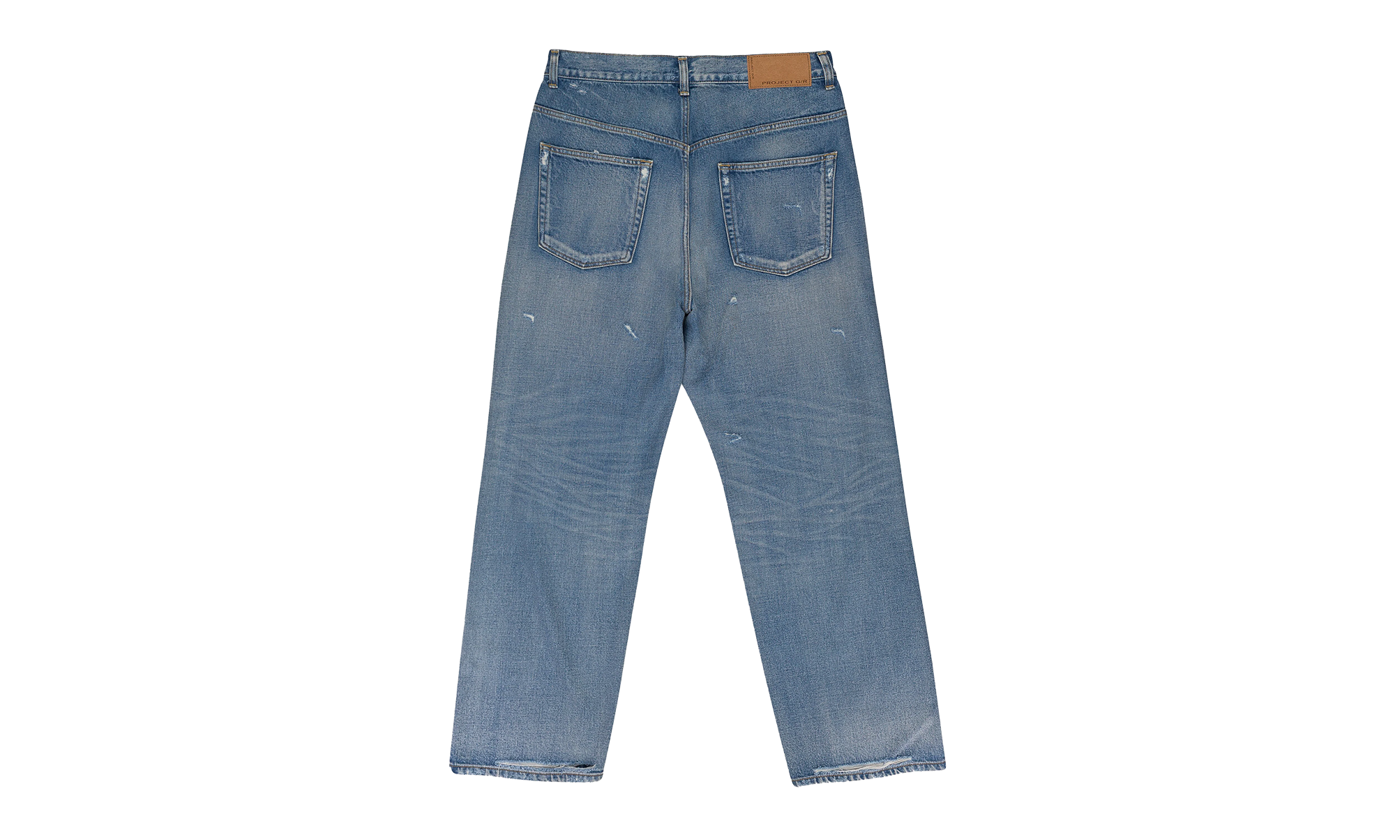 Sprayed Reflective Paint Skinny Jeans "White" XJNS 0003