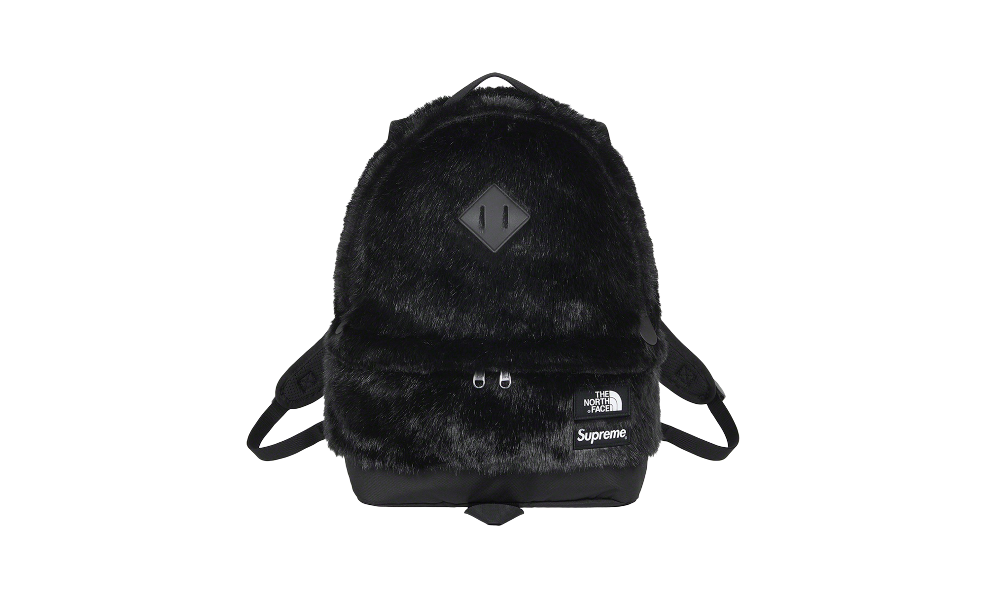 TNF Faux Fur Backpack "Black" SU25621