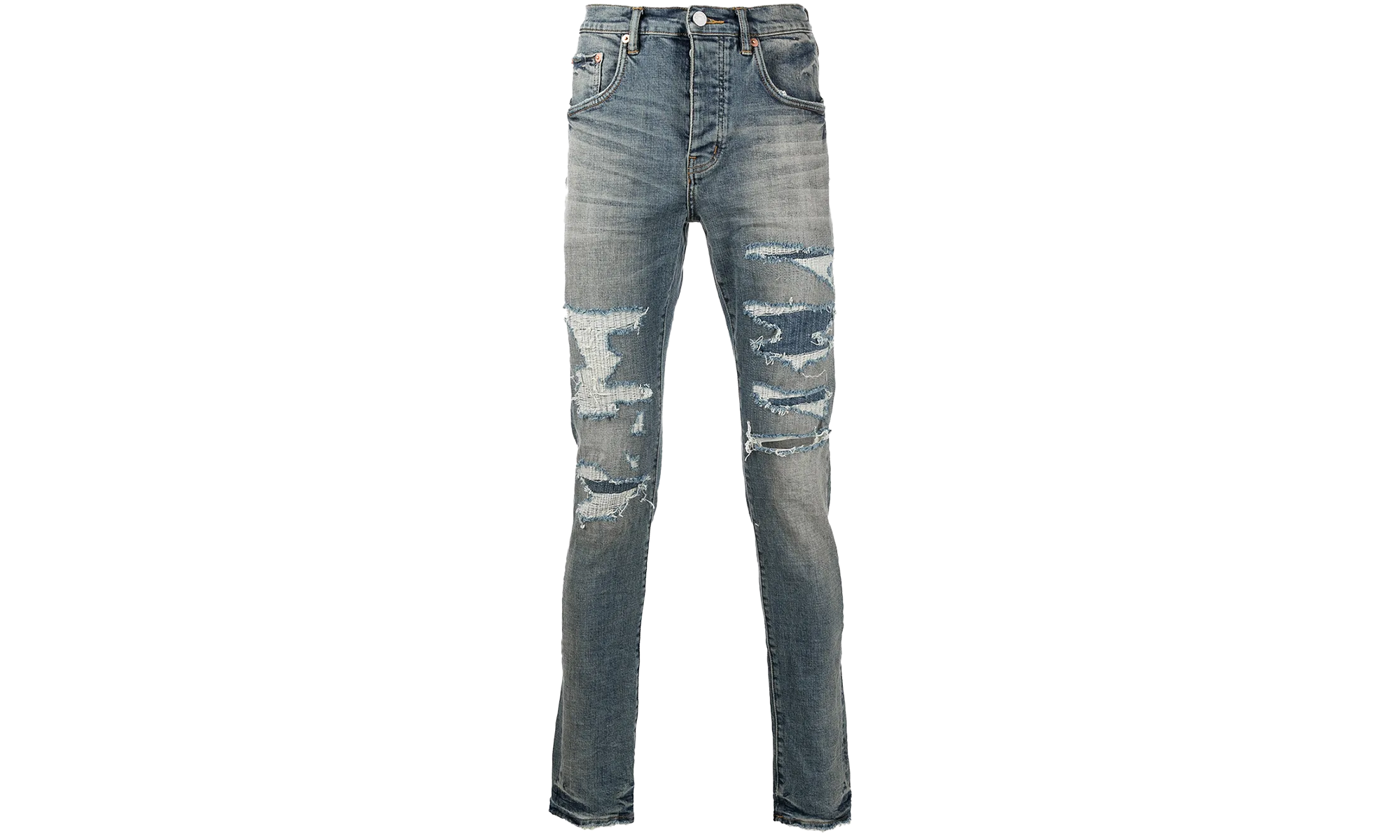 Four Pocket Destroy Jeans "With Silicone" P001 FPIN222