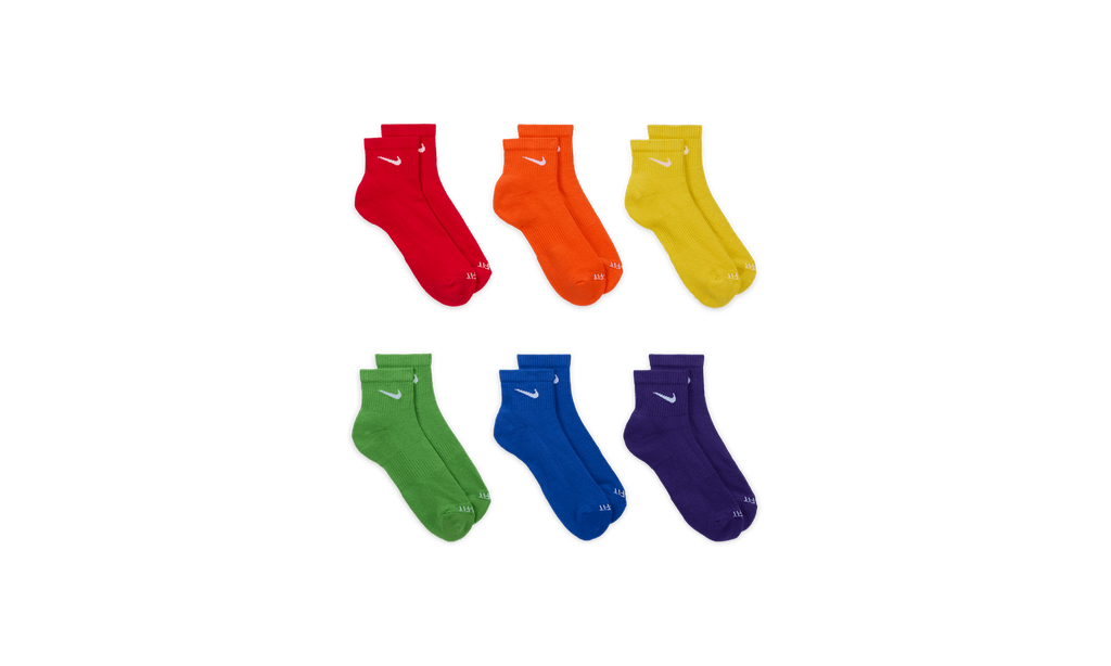 Everyday Training Ankle Socks (6 Pairs) "Multi Color" SX6899 903